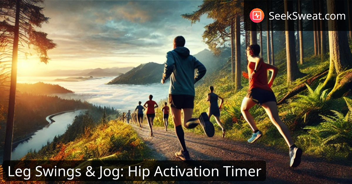 Leg Swings & Jog: Hip Activation Warm-Up Session